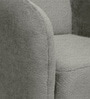 Yolanda Boucle Fabric 1 Seater Sofa in  Grey Colour