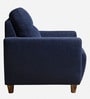 Yolo Fabric 1 Seater Sofa in Berry Blue Colour