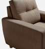 Yolo Fabric 1 Seater Sofa in Coco Brown Colour