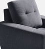 Yolo Fabric 1 Seater Sofa in Sesame Grey Colour