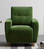 Sleepyhead Yolo Fabric 1 Seater Sofa in Avocado Green Colour