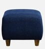 Yolo Fabric Ottoman in Berry Blue Colour