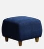 Yolo Fabric Ottoman in Berry Blue Colour