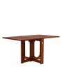 Yolvo 2 Seater Folding Dining Set in Teak Finish