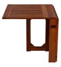 Yolvo 2 Seater Folding Dining Set in Teak Finish