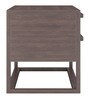 Pure York Bed Side Table In Brown Finish
