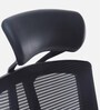 Yoshi Breathable Mesh Ergonomic Chair in Black Colour with Headrest