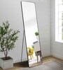 Yoshie Black Metal Floor Mirror
