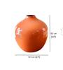Yoshie Orange Iron Vase
