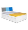 Young America Kids Single Bed with Storage in Multi Colour