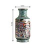 Young Monk Oriental Multicolour Porcelain Vase