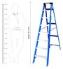 8 Steps 8.8 ft Fibre-Reinforced Plastic Step Ladder