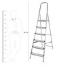 Youngman Classic Aluminium 6 Steps 2.9 FT Ladder