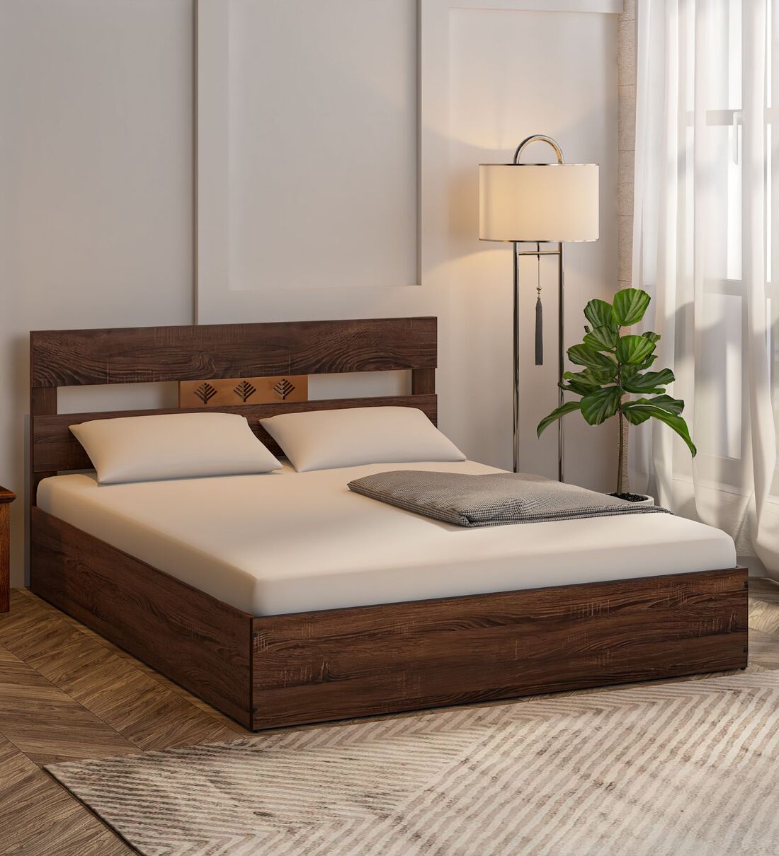 Pepperfry queen deals size bed