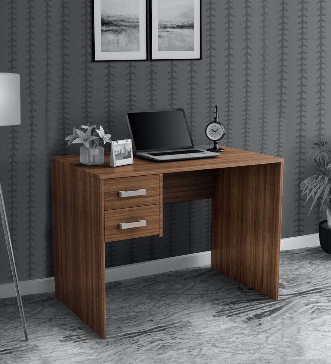 study desk brown