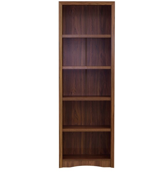 Buy Yuko Five Tier Book Shelf in Columbia Walnut Finish by Mintwud ...