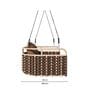Yuki Wicker Outdoor Swing In Satori Beige Finish