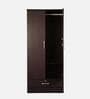 Yukio 2 Door Wardrobe in Walnut Finish with Lock