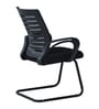 Yukio Breathable Mesh Ergonomic Visitor chair in Black Colour