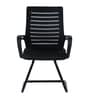 Yukio Breathable Mesh Ergonomic Visitor chair in Black Colour