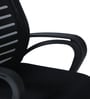 Yukio Breathable Mesh Ergonomic Visitor chair in Black Colour