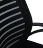 Yukio Breathable Mesh Ergonomic Visitor chair in Black Colour