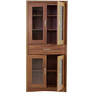 Yuko Book Case in Walnut Finish