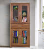 Yuko Book Case in Walnut Finish