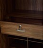 Yuko 2 Door Wardrobe in Columbia Walnut Finish