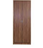 Yuko 2 Door Wardrobe in Columbia Walnut Finish