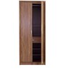 Yuko 2 Door Wardrobe in Columbia Walnut Finish