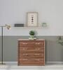 Yuko Chest of Drawers in Columbia Walnut Finish