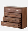 Yuko Chest of Drawers in Columbia Walnut Finish