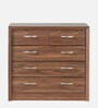 Yuko Chest of Drawers in Columbia Walnut Finish