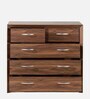 Yuko Chest of Drawers in Columbia Walnut Finish