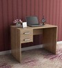 Yumi Writing Table in Light Brown Finish