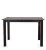 Yung 4 Seater Dining Set In Cappuccino Finish