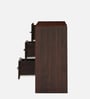 Yuriko Writing Table in Walnut Brown Finish