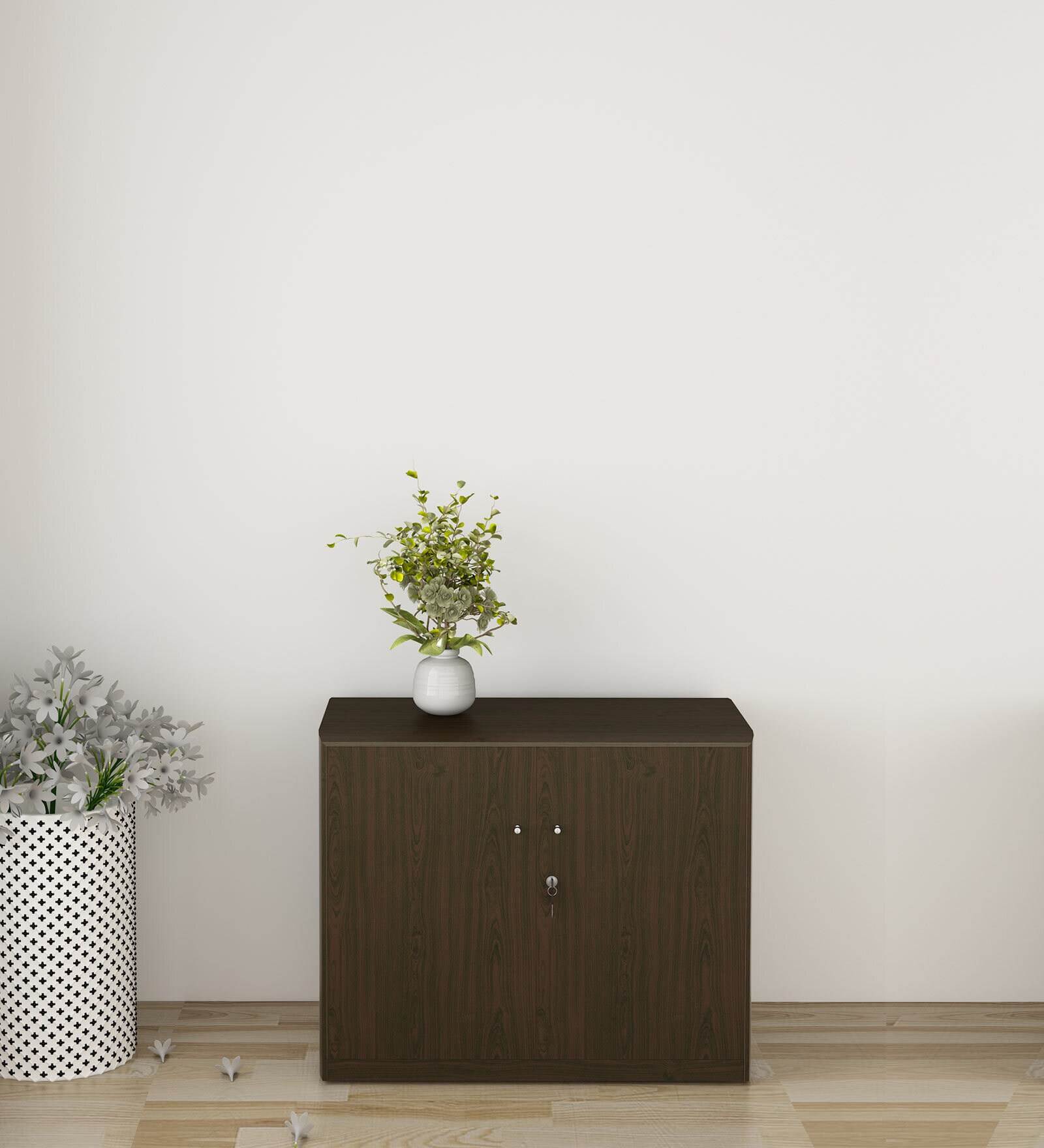 Z-LINE File Cabinet in Vermount Finish with Lock