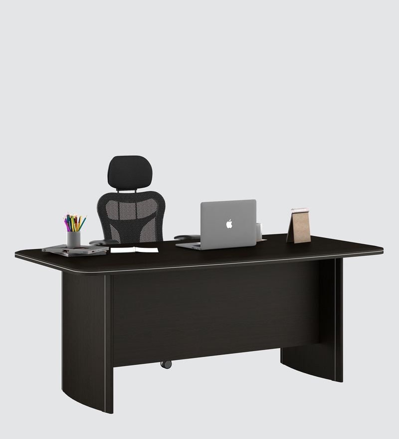 Buy Z-Line Workstation In Vermount Finish At 3% Off By Spacewood | Pepperfry