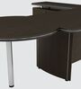 Z-Line Executive Desk In Vermount Finish With File Cabinate And Pedestal