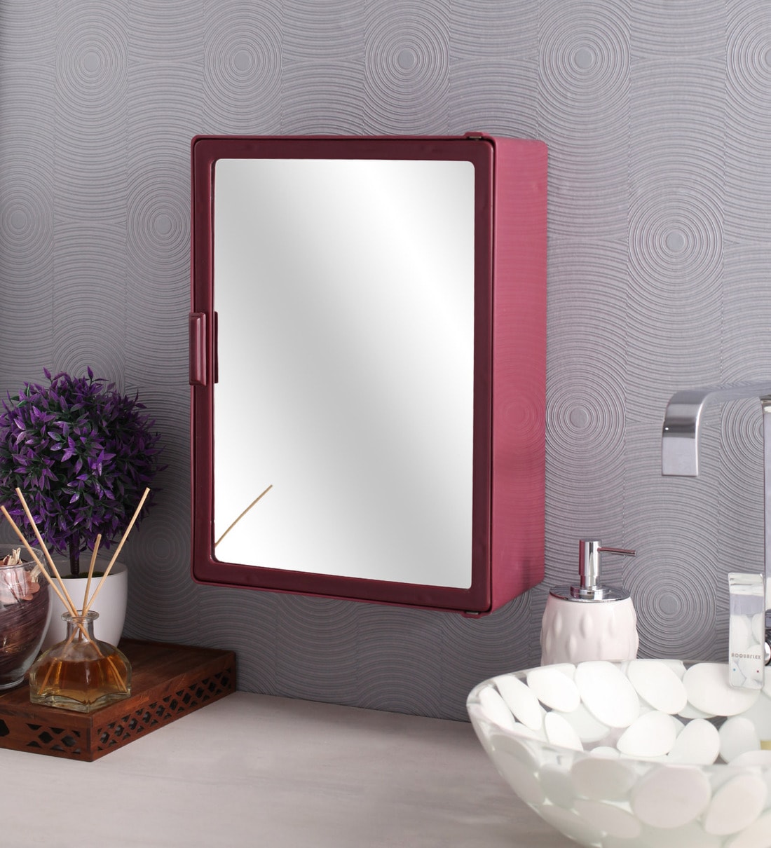 Buy Single Door Plastic Bathroom With Mirror Online Bathroom