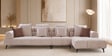 Zagreb Fabric LHS Seater Sectional Sofa in Brown Pearl Colour Zagreb Fabric LHS Seater Sectional Sofa in Brown Pearl Colour
