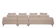 Zagreb Fabric LHS Seater Sectional Sofa in Brown Pearl Colour Zagreb Fabric LHS Seater Sectional Sofa in Brown Pearl Colour