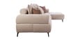 Zagreb Fabric LHS Seater Sectional Sofa in Brown Pearl Colour Zagreb Fabric LHS Seater Sectional Sofa in Brown Pearl Colour