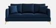 Zara 3 Sofa In Navy Blue Color