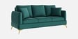 Zara 3 Sofa In Teal Green Color