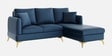 Zara 5 Seater LHS Sofa In Navy Blue Color