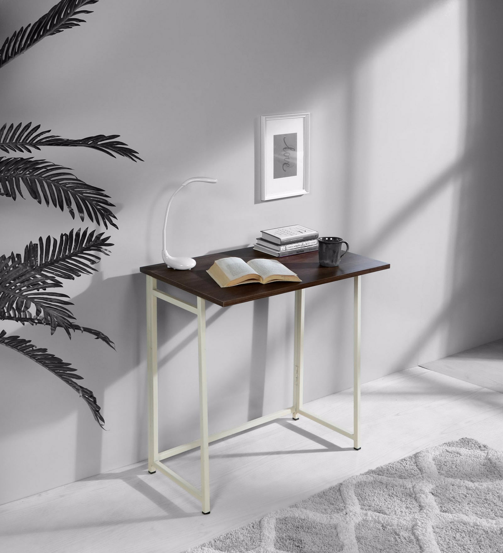 Buy Zac Folding Study Table Dark Oak Finish at 38 OFF by Mintwud from Pepperfry Pepperfry