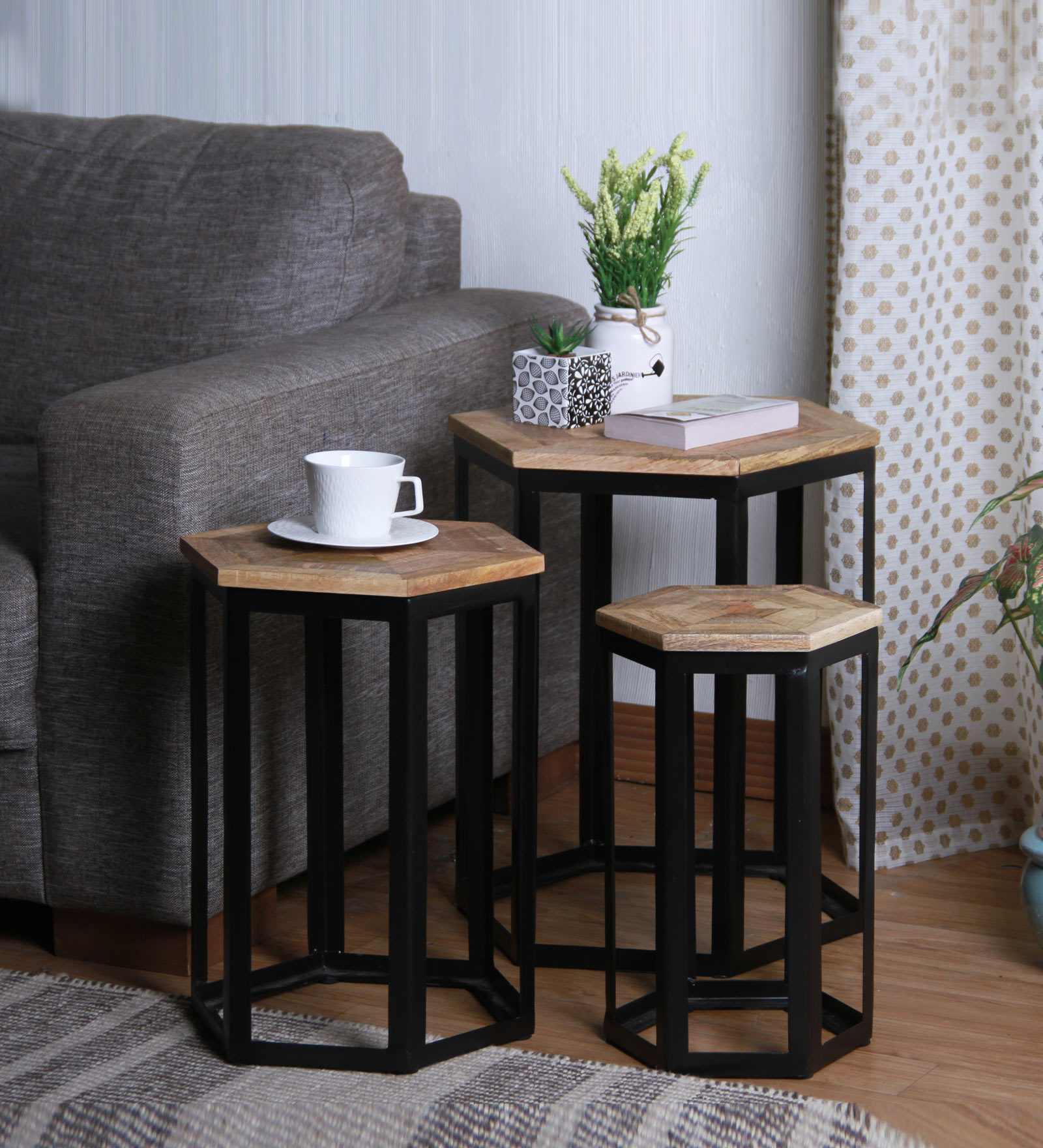 Zappa Solid Wood End Table